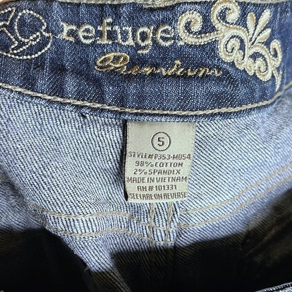 Refuge Premium Juniors Denim Bootcut Jeans - Size 5 - Picture 3 of 9